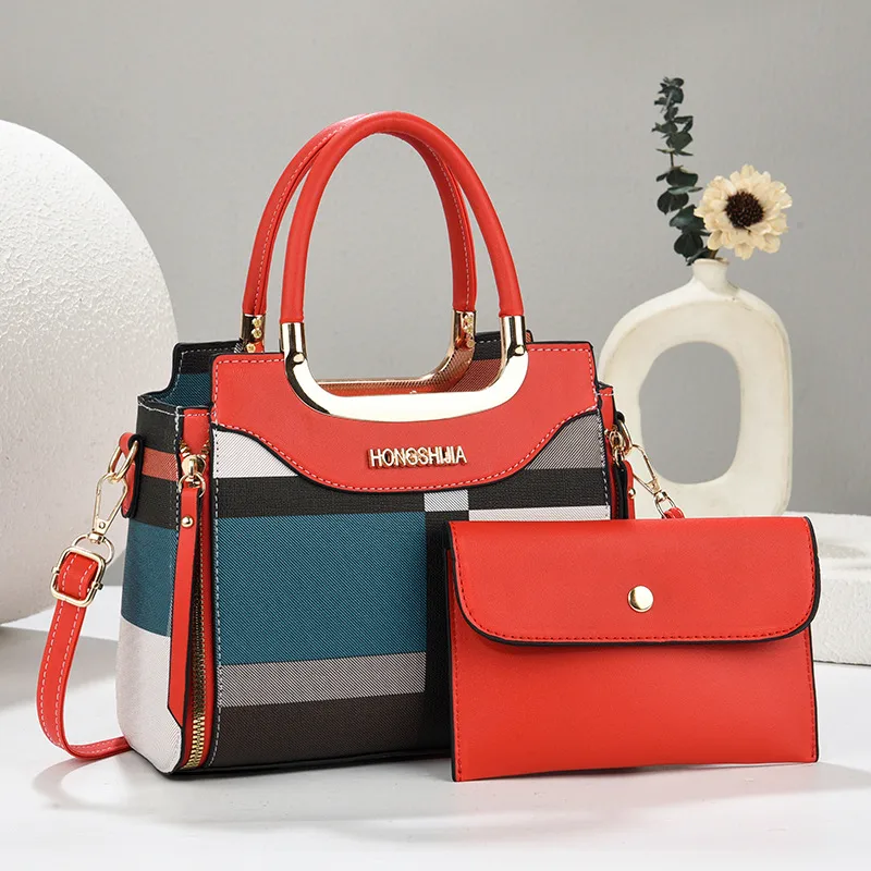 Plaid Square Shoulder Bag
