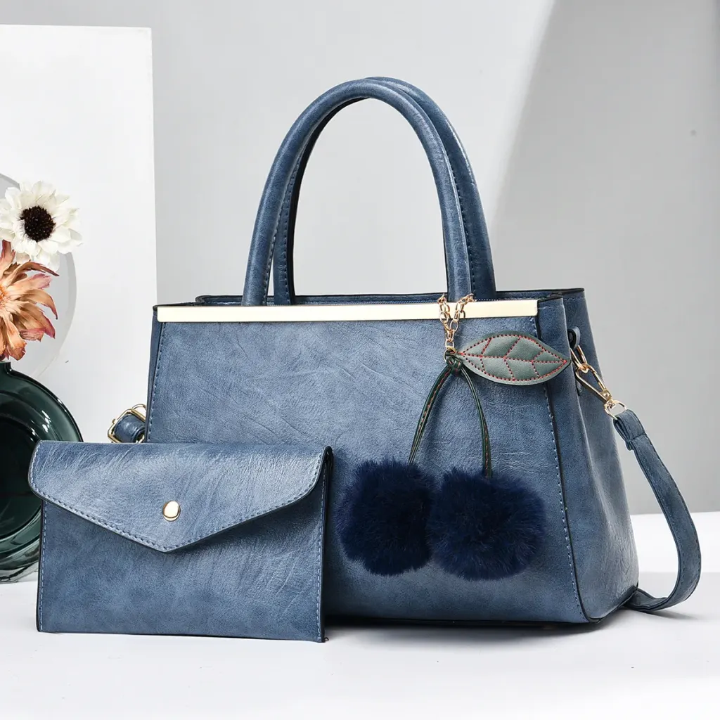 Fluff Ball Square Bag Set