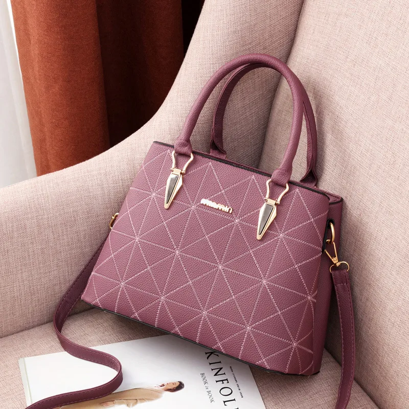 PU Bucket Shoulder Bag With Double Shoulder Straps, Stylish Ladies Shoulder Bag Main image