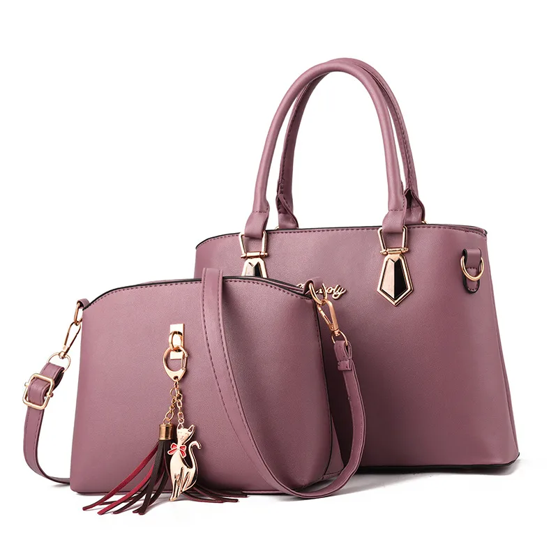 Large Solid Color PU Leather Women’s Streetwear Shoulder Bag With Zipper Closure, Stylish Single Shoulder Bag