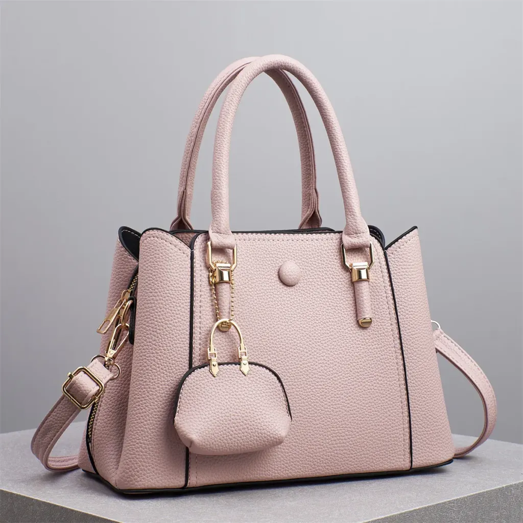 Spliced Square Shoulder Bag