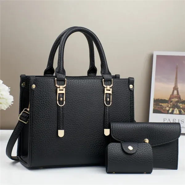 Women PU Leather Shoulder Bag With Single Shoulder Strap