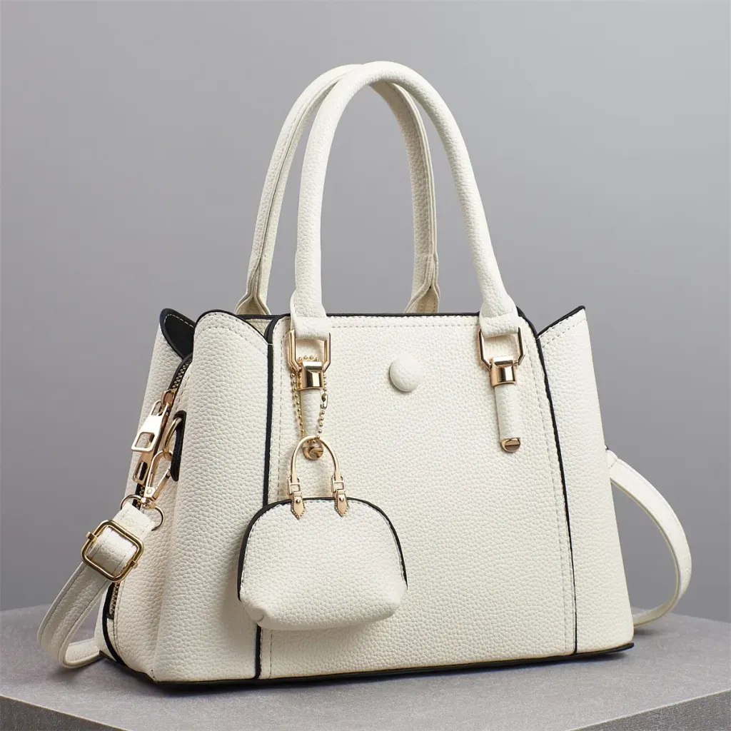 Spliced Square Shoulder Bag