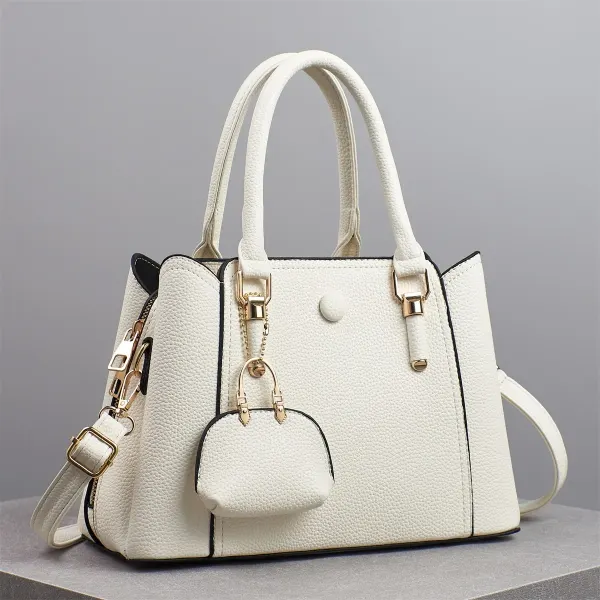 Spliced Square Shoulder Bag