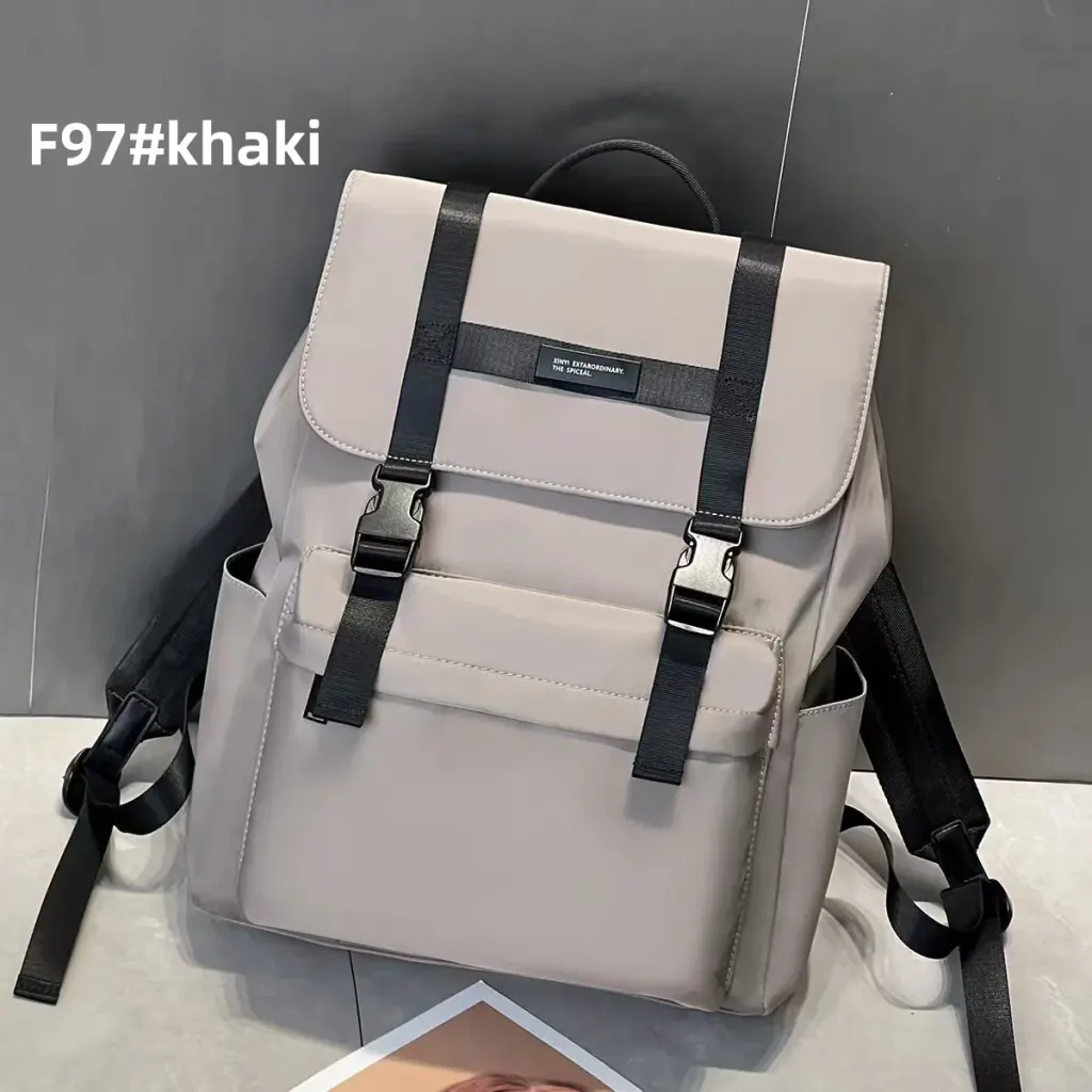 Water Repellent School Backpack For Women Featuring Durable PU Material With Stylish Sewing Thread Design