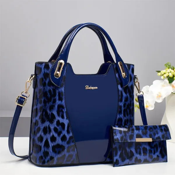 Medium Square PU Bag Set With Zipper Closure Featuring Sewing Thread In Urban Minimalist Style For Women