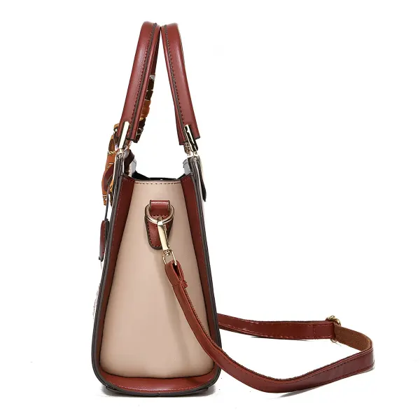 Durable Square Vegan Leather Handbag