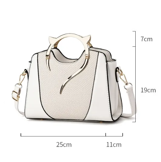 Shell-Shaped Dome Bag For Women In PU Material Featuring Splicing Design With Single Shoulder Strap