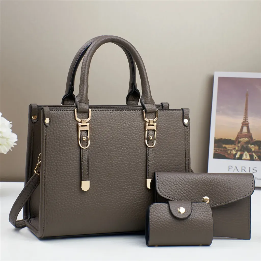 Women PU Leather Shoulder Bag With Single Shoulder Strap