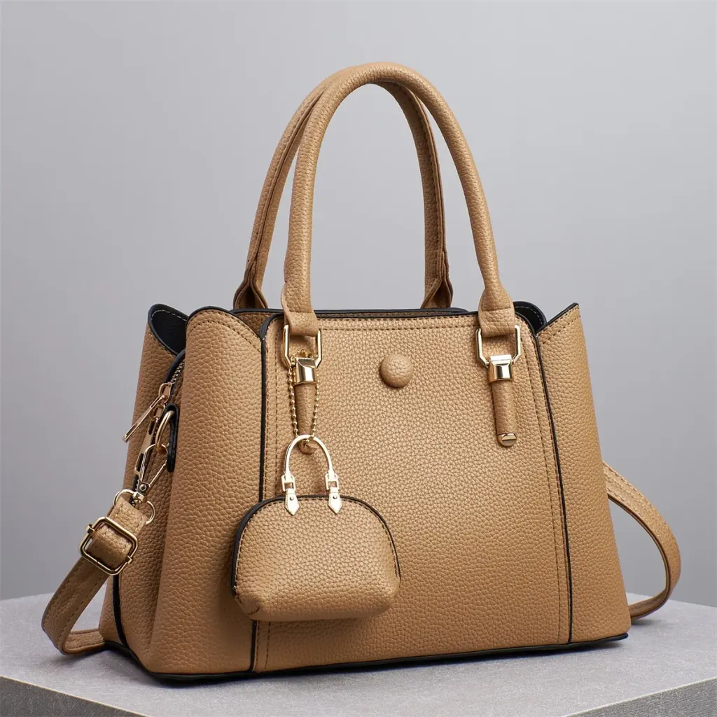 Spliced Square Shoulder Bag