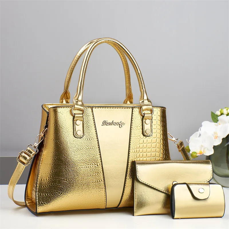 Crocodile Square Bag Set
