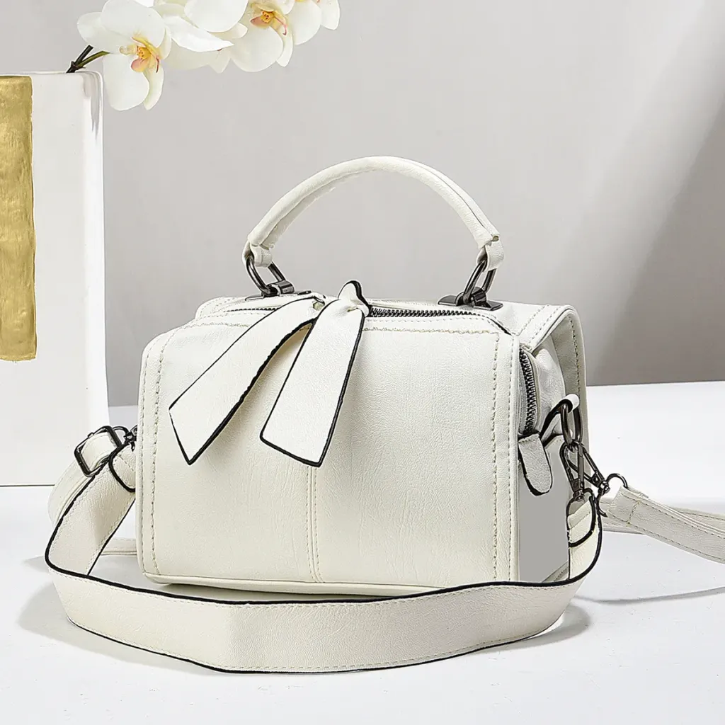Large Square Vegan Shoulder Bag