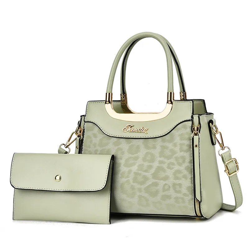 Leopard Square Handbag