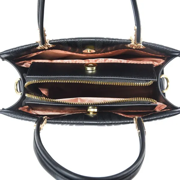 Women’s Square PU Leather Shoulder Bag With Single Shoulder Strap, Large Capacity