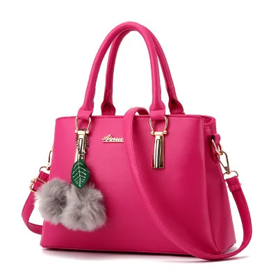 Large Vegan Leather Shoulder Bag