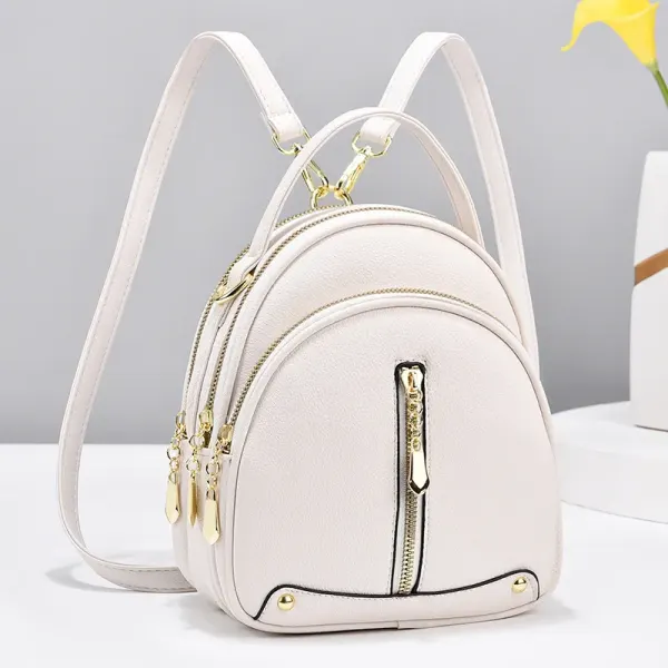 Ombre Women's Backpack In PU Material With Lace Detail, Stylish And