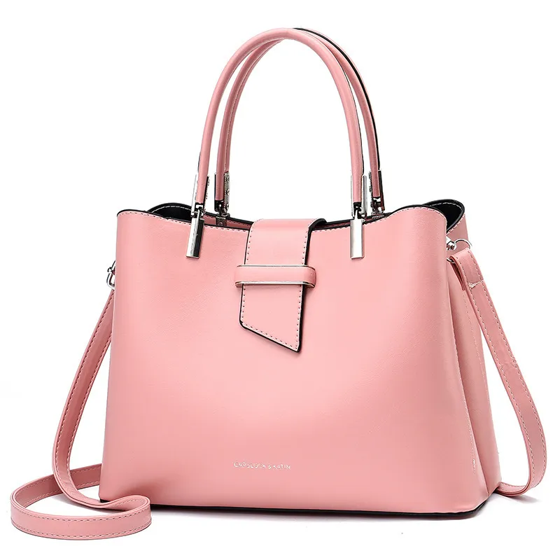 Large PU Bucket Bag With Zipper Closure In Vintage European And American Style For Women