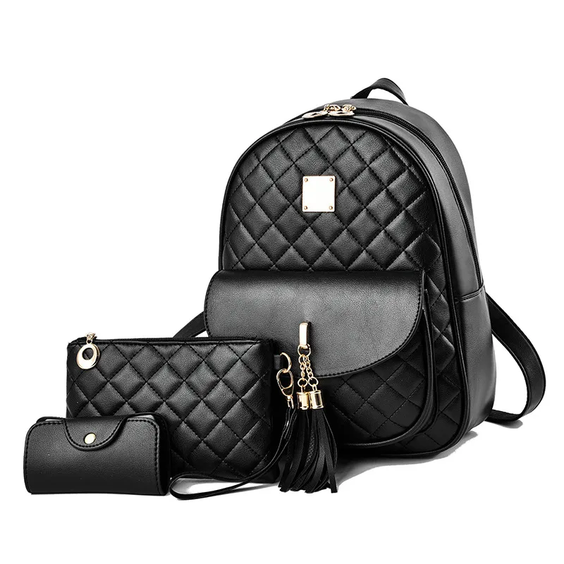 PU Butterfly Bow Bag Set With Double Shoulder Straps, Stylish Women's Shoulder Bag