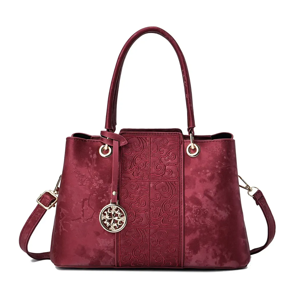 Clouds Pattern Square Handbag