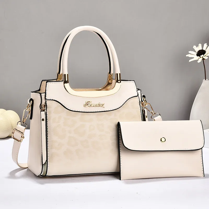 Leopard Square Handbag