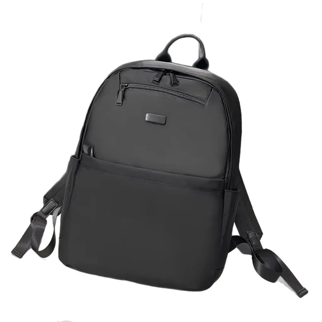 Waterproof PU Laptop Backpack For Women With Sewing Thread Detail