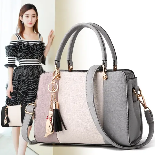 Large Multicolor Square Handbag
