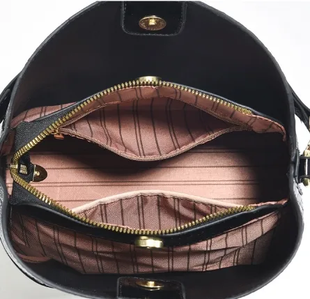 PU Crocodile Bucket Bag For Women With Single Shoulder Strap, Stylish And Durable