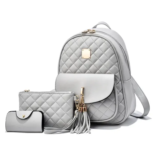 PU Butterfly Bow Bag Set With Double Shoulder Straps, Stylish Women's Shoulder Bag