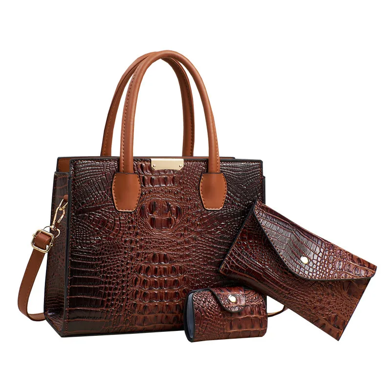 Stone Texture Square Bag Set