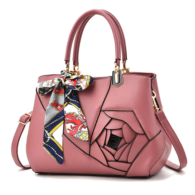 Large Solid Color Pu Leather Women’s Killer Shoulder Bag With Zipper Closure In Casual European And American Style