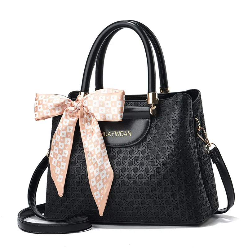 Braid Square Top Handle Bag