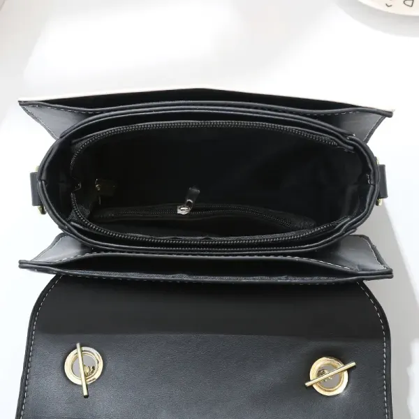 Lock Chain Square Bag