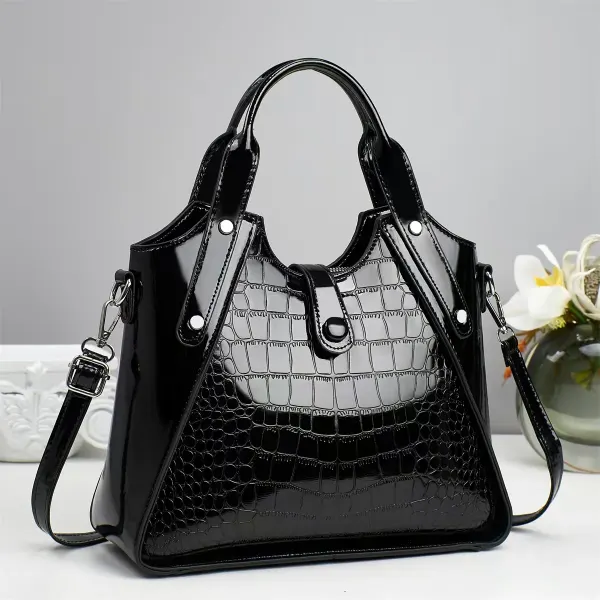 Crocodile Motorcycle Handbag