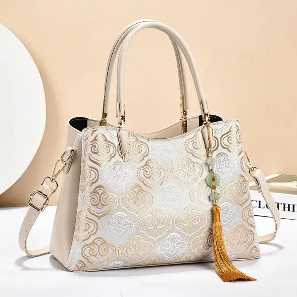 Square Stitched Tote Bag