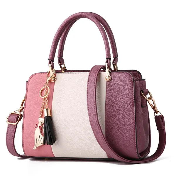 Large Multicolor Square Handbag