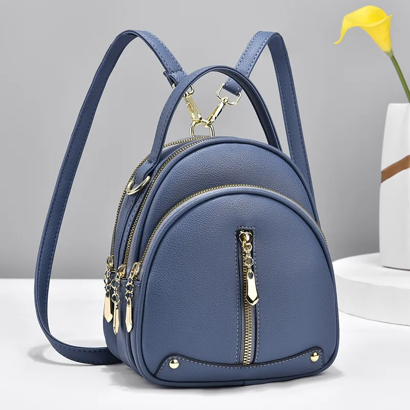 Ombre Women's Backpack In PU Material With Lace Detail, Stylish And