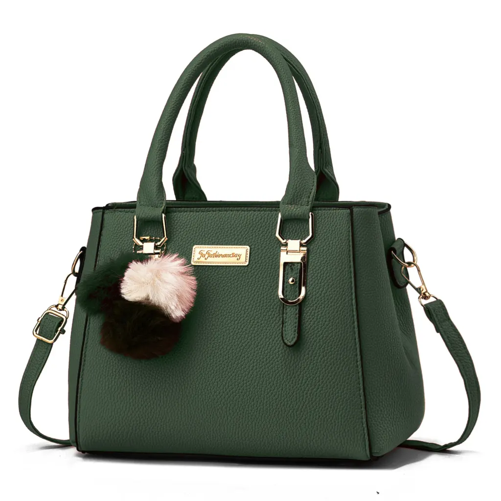 Women’s Square PU Tote Bag With Sewing Thread Detail, Single Shoulder Strap