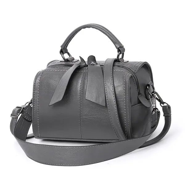 Large Square Vegan Shoulder Bag