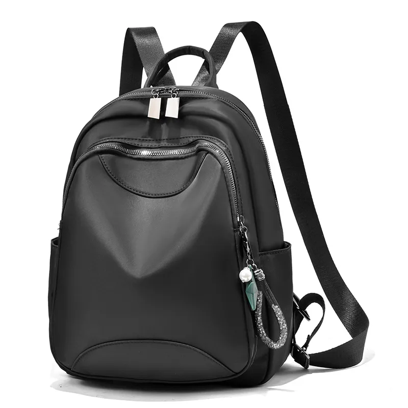 Women's Backpack With Printing Pattern, Made Of PU Material, Featuring Sewing Thread Detail