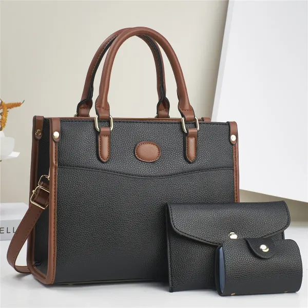 Streetwear Chain Square Bag Set