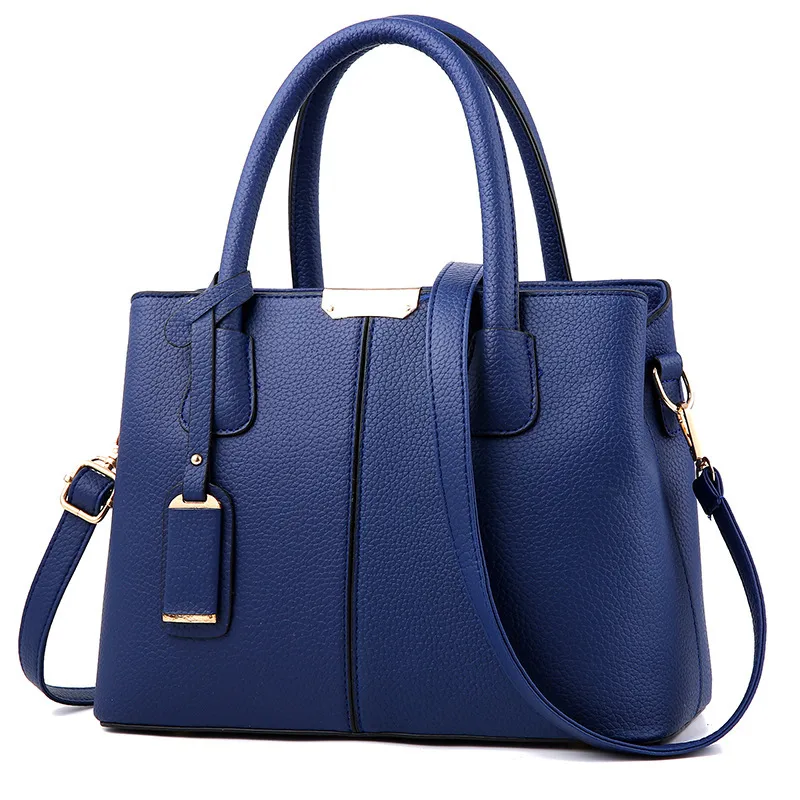Zipped Vegan Leather Handbag