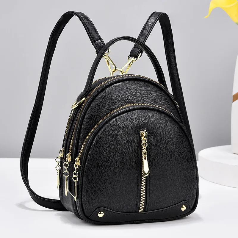 Ombre Women's Backpack In PU Material With Lace Detail, Stylish And Main image