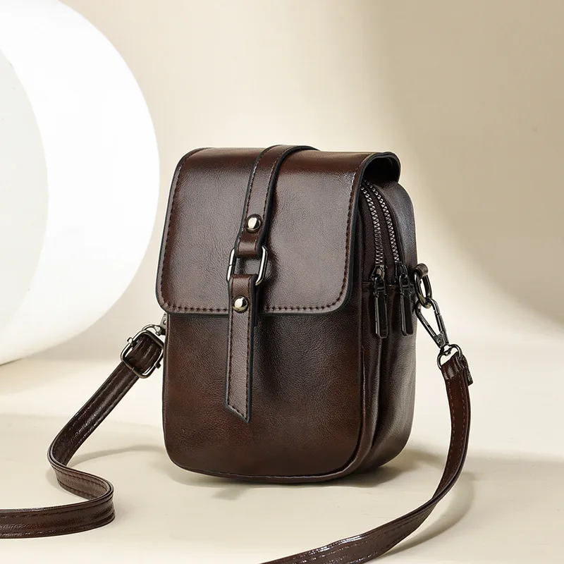 Square PU Leather Shoulder Bag For Women Featuring Lock Detail And Single Shoulder Strap Main image