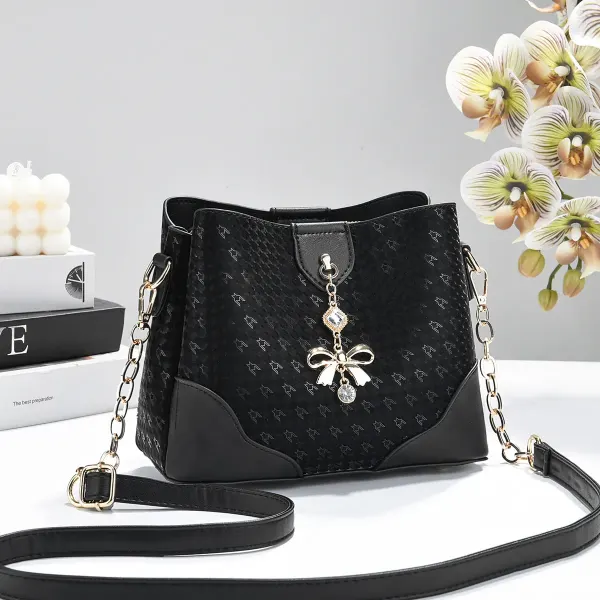 Stitched Vegan Bucket Bag