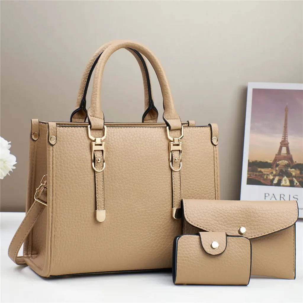 Women PU Leather Shoulder Bag With Single Shoulder Strap