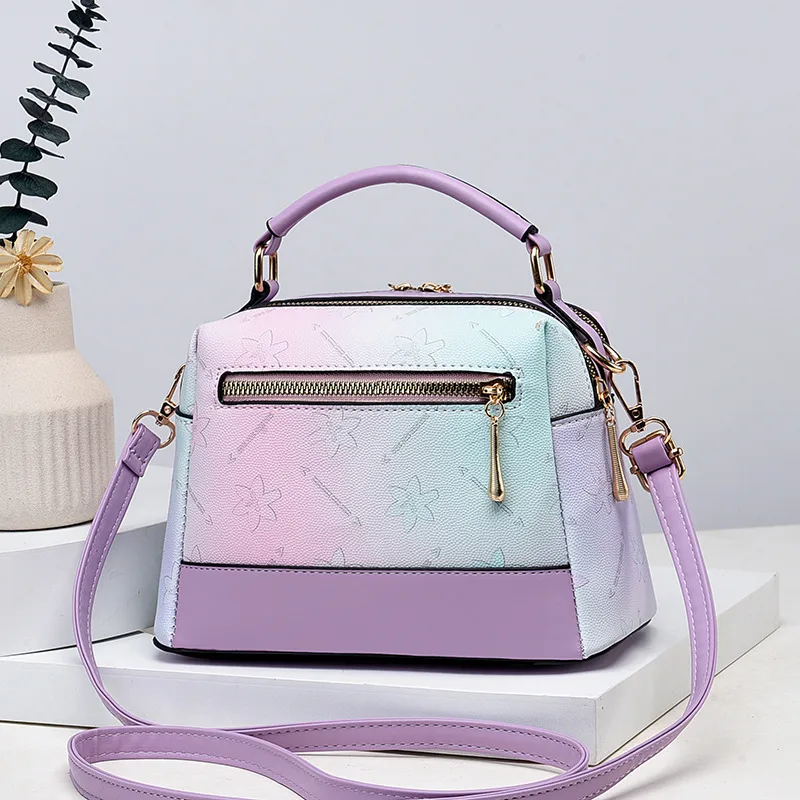 Color Block Vegan Handbag