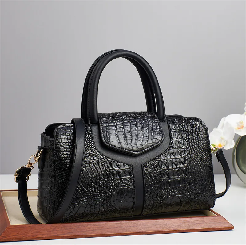 Crocodile Square Pillow Bag