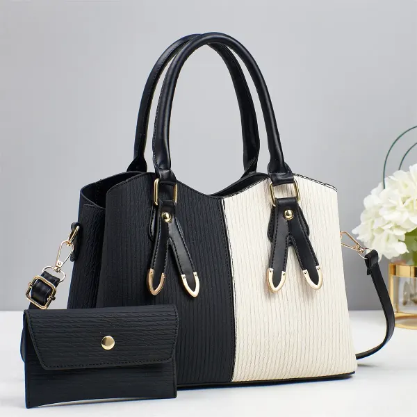 Multicolor Square Zip Bag Set
