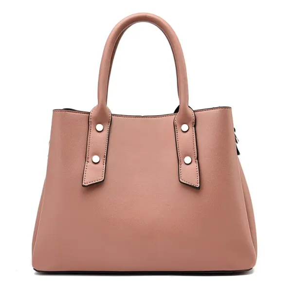 Solid Color Medium PU Leather Women’s Streetwear Shoulder Bag With Zipper Closure, Stylish Single Shoulder Design
