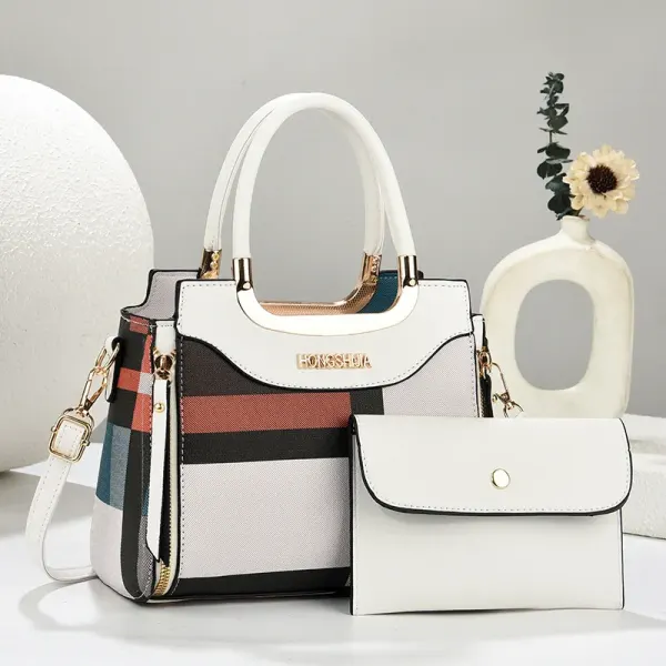 Plaid Square Shoulder Bag